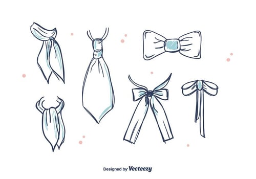 Ties And Cravat Vector