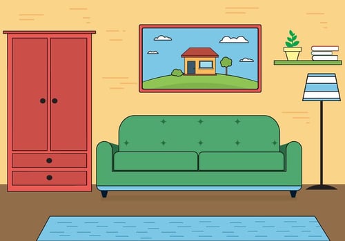 Free Living Room Vector