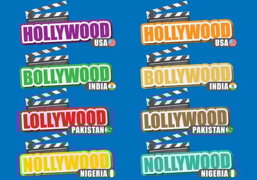 Film Cities Titles vector