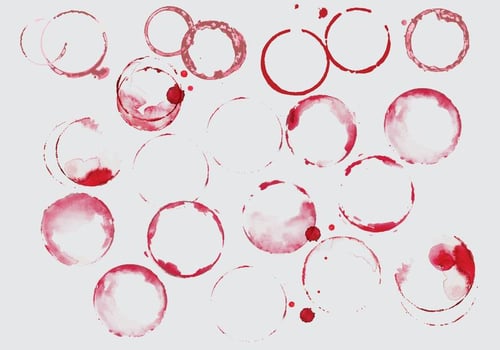 Vector Stock Wine Stain Red Color