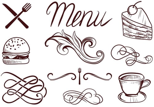 Free Menu Vectors