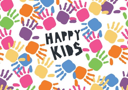 Kids' Hands Children's Day Vector