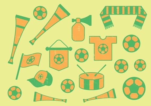 Football Icons vector