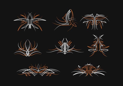 Free Pinstripes Vector Set
