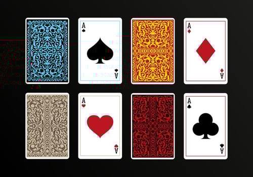 Playing Cards Back Vectors