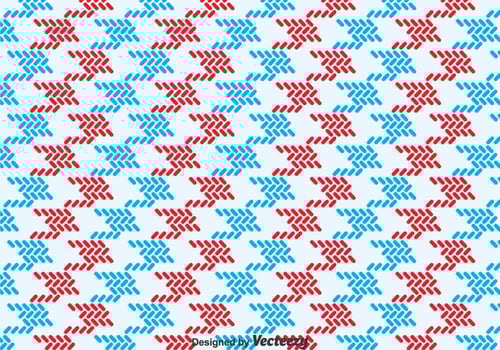Red And Blue Keffiyeh Pattern vector