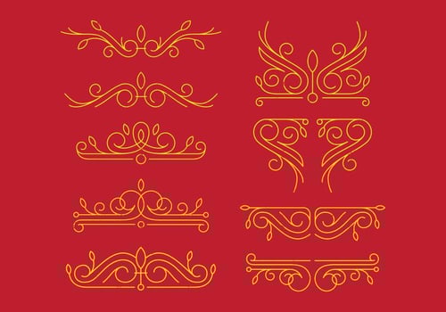 Victorian Ornaments vector
