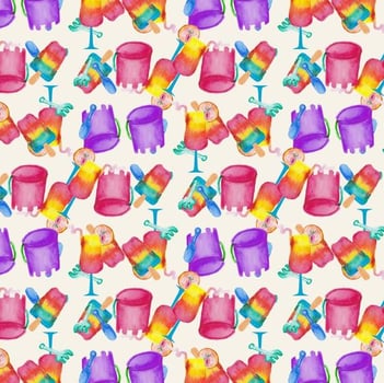 Vector Summer Beach Pattern