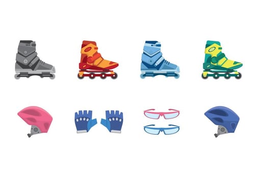 Free Roller Skate Vector