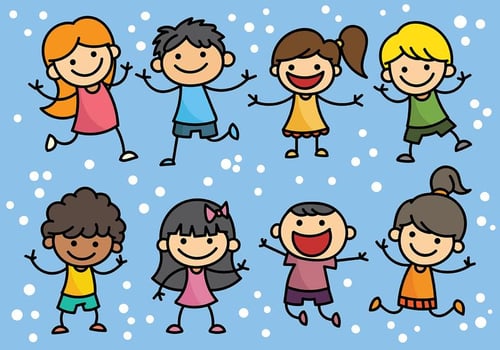Childrens Day Icons Vector