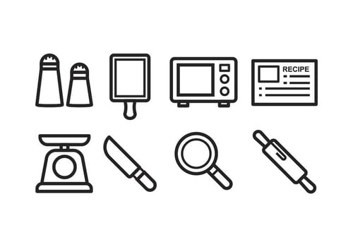 Free Cooking Icons vector