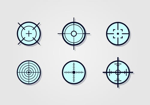 Laser Tag Target Vector Set