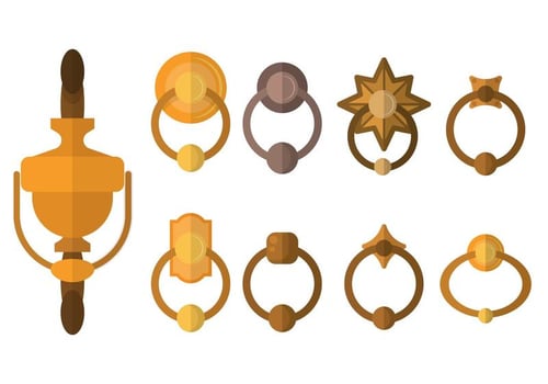 Free Door Knocker Vector