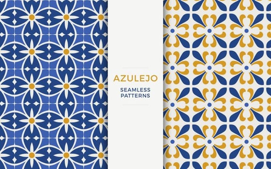 Azulejo Vector Pattern Set