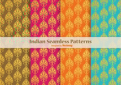 Indian Vector Seamless Patterns