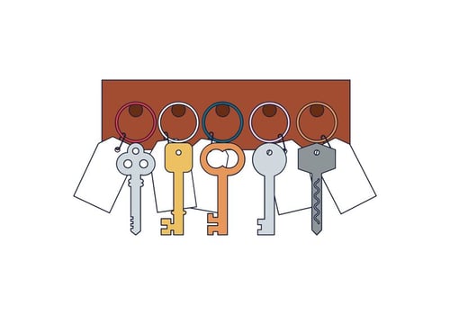 Free Key Holder Vector