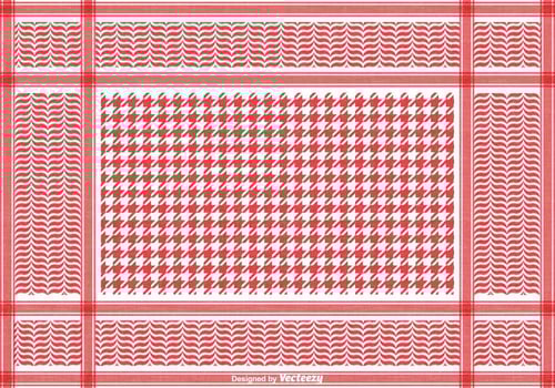 Free Classical Keffiyeh Vector Pattern