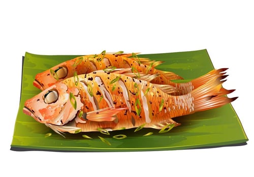 Fish Fry Vector