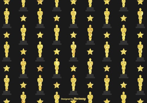 Free Oscar Statuette Vector Background