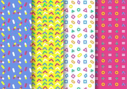 Free Memphis Pattern Vector