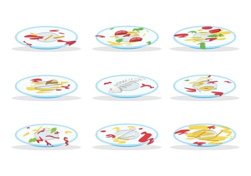 Free Dirty Plate Vector