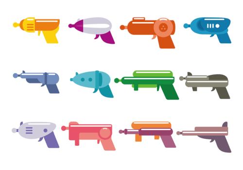 Laser Tag Toys Vector