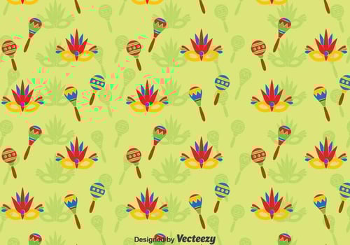 Samba Festival Patern vector