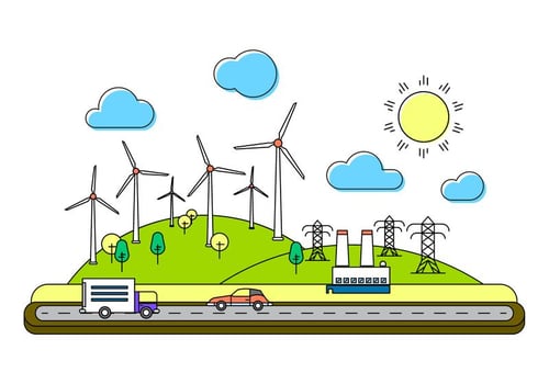 Energy Vector Illustration