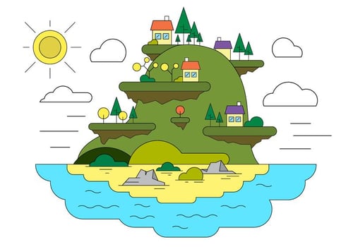 Free Landscape Vector Illustration
