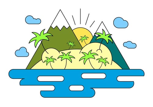 Free Landscape Vector Illustration