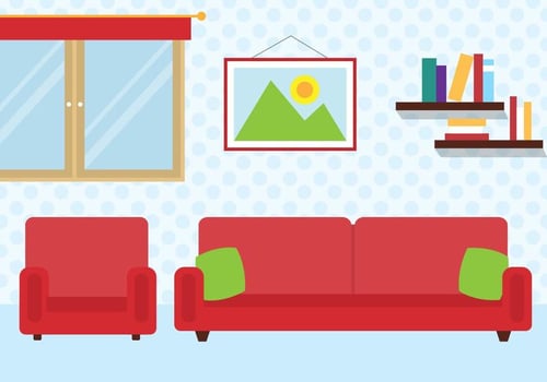 Free Vector Room Illustration