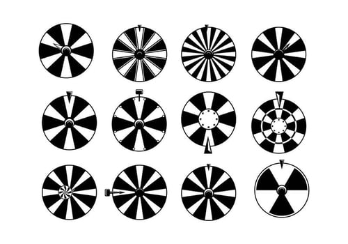 Spinning Wheel Vectors