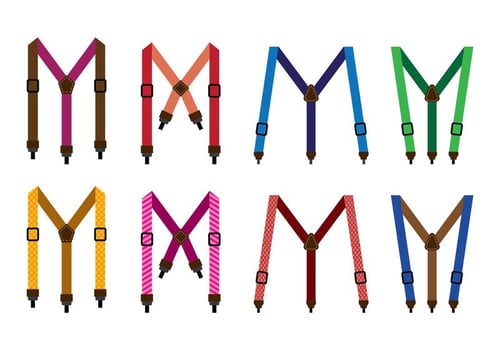 Vector Of Suspenders