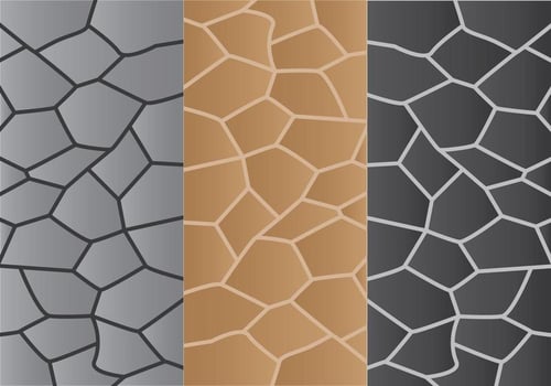3 Stone Path Pattern vector