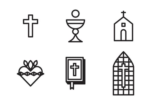 Religious Icons vector