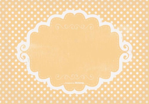 Cute Polka Dot Grunge Background vector