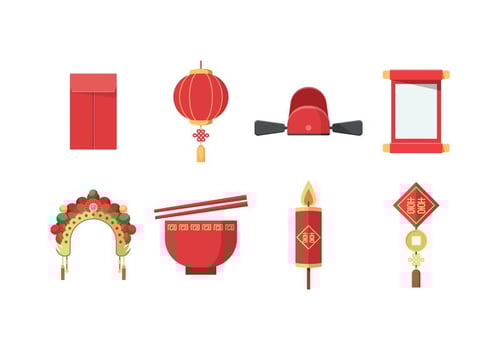 Free Chinese Wedding Vector