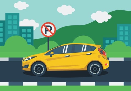 Illustration Of Ford Fiesta vector