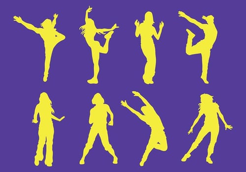 Free Zumba Icons Vector
