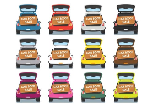 Car Boot Sale vector