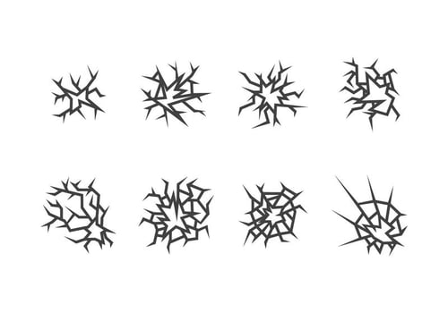 Shatter Icon vector