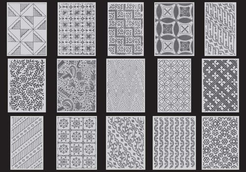 Gray Toile Textures vector