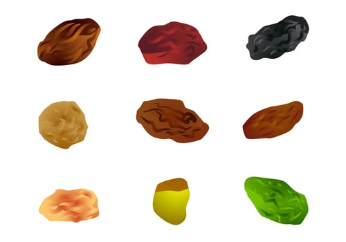 Free Raisins Vector