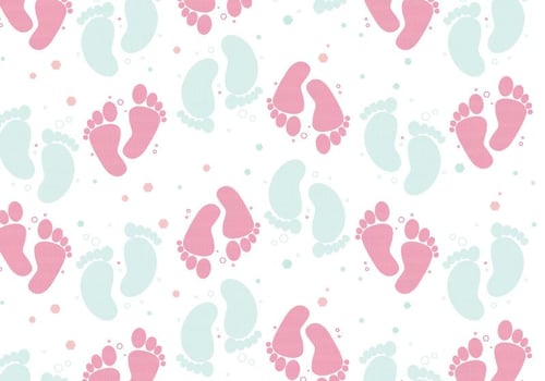 Baby Footprint Vector
