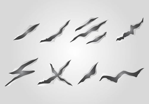 Free Metal Tear Vector
