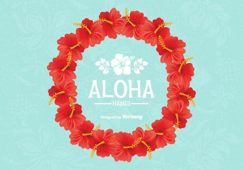 Free Vector Hawaiian Lei Design