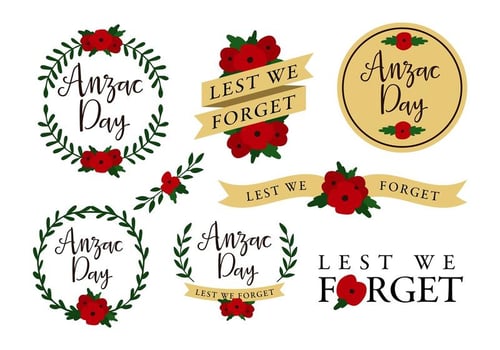 Anzac Template Free Vector