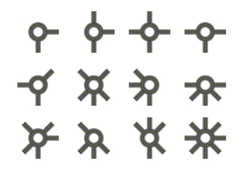 Roundabout Vector
