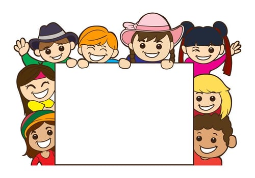 Free Childrens Day Card Template Vector