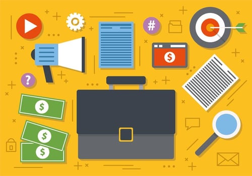 Free Digital Marketing Business Vector Illustration